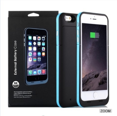 Trọng lượng nhẹ Iphone Battery Case Charger 6800 mAh Với Pin Điện thoại di động Li Polymer