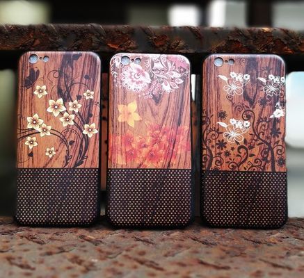 Hộp điện thoại bằng gỗ Iphone 5, Iphone 6 S Bamboo Iphone Covers Trường hợp Với Nhiều Màu sắc