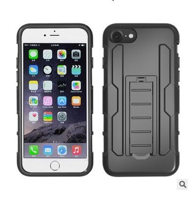 Ba trong một trường hợp điện thoại mát Warrior Warrior Robot Tam Giác Strap với Stand