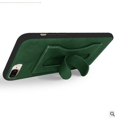 iPhone7 vỏ điện thoại di động Apple 8plus da người chủ thẻ bao gồm tất cả bao gồm bảo vệ